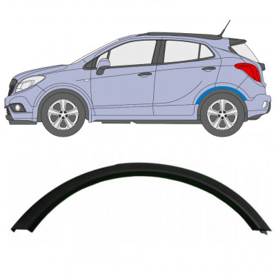 Moldura lateral do guarda-lamas traseiro para Opel Mokka 2012- / Esquerdo 8043