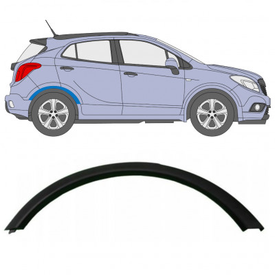 Moldura lateral do guarda-lamas traseiro para Opel Mokka 2012- / Direito 8042