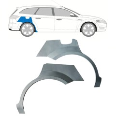 Painel de reparação do guarda-lamas traseiro para Ford Mondeo 2007-2010 / Esquerda+Direita / COMBI / SEDAN / Conjunto 16849