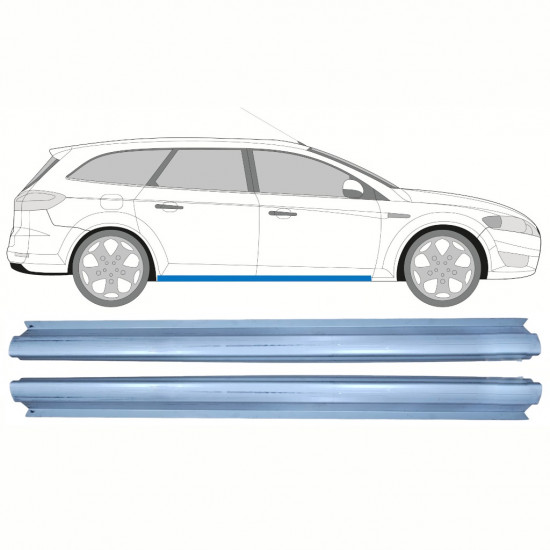 Painel de reparação da soleira para Ford Mondeo 2007-2015 / Esquerda = Direita (simétrico) / Conjunto 10236