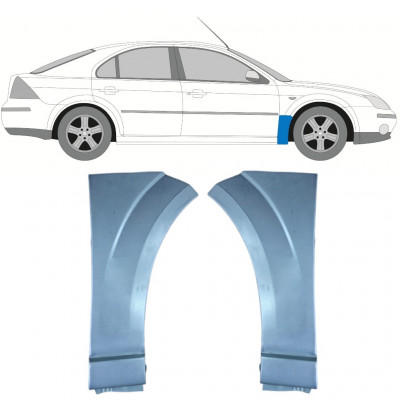 Painel de reparação do guarda-lamas dianteiro para Ford Mondeo 2000-2007 / Esquerda+Direita / Conjunto 10049