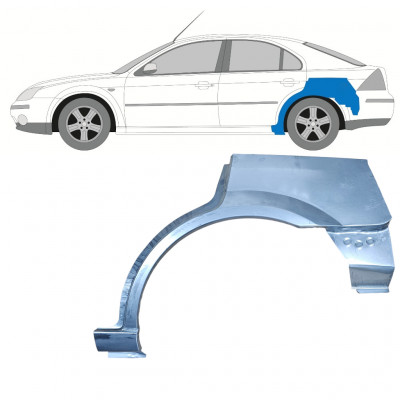 Painel de reparação do guarda-lamas traseiro para Ford Mondeo 2000-2007 / Esquerdo 11035