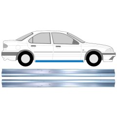 Painel de reparação da soleira para Ford Mondeo 1993-2000 / Esquerda+Direita / Conjunto 12597