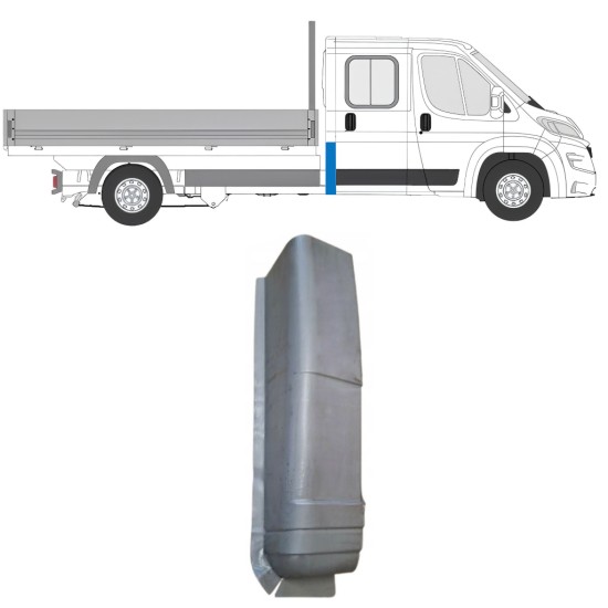 Painel de reparação do canto traseiro para Opel Movano 2021-2026 / Direito 16620