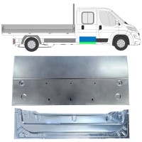 Painel de reparação interna e externa das portas traseiras para Opel Movano 2021-2026 / Esquerda = Direita (simétrico) / Conjunto 16408