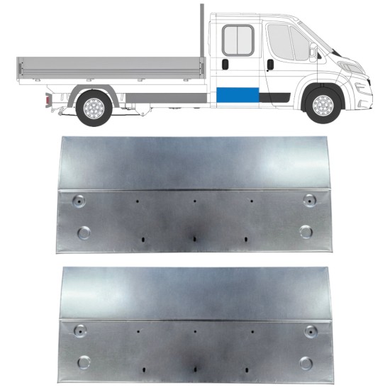 Painel de reparação das portas traseiras para Opel Movano 2021-2026 / Esquerda+Direita 16422
