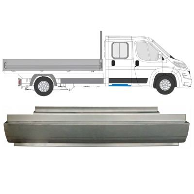 Painel de reparação traseira da soleira para Opel Movano 2021-2026 / Esquerda = Direita (simétrico) 16423