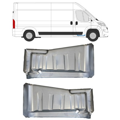 Degrau de entrada da porta para Opel Movano 2021-2026 / Esquerda+Direita 16455