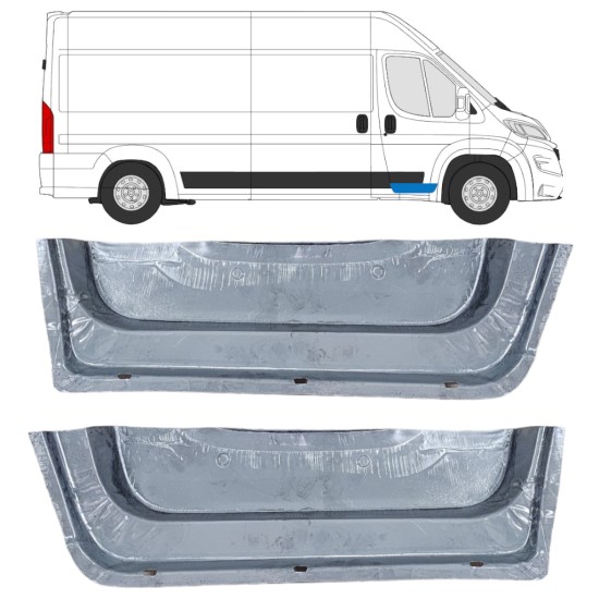 Painel de reparação interna das portas dianteiras para Opel Movano 2021-2026 / Esquerda+Direita 16477