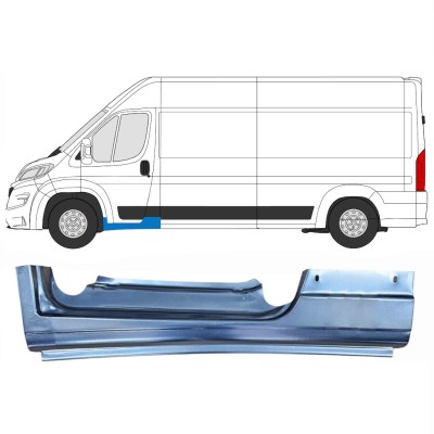 Painel de reparação da soleira da porta dianteira para Opel Movano 2021-2026 / Esquerdo 16418