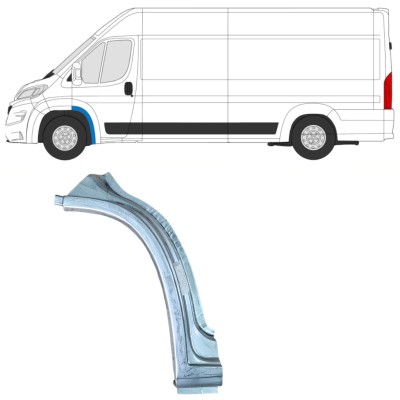 Painel de reparação do arco da roda dianteira para Opel Movano 2021-2026 / Esquerdo 16410