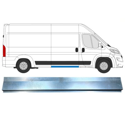 Painel de reparação interna da soleira para Opel Movano 2021-2026 / Esquerda = Direita (simétrico) 16474