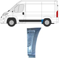 Painel de reparação do guarda-lamas traseiro para Opel Movano 2021-2026 / Esquerdo 16498