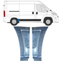 Painel de reparação do guarda-lamas traseiro para Opel Movano 2021-2026 / Esquerda+Direita 16499