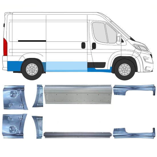 Kit de reparos para Opel Movano 2021-2026 / Esquerda+Direita 16534
