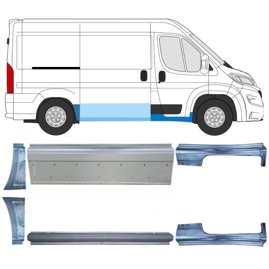 Kit de reparos para Opel Movano 2021-2026 / Esquerda+Direita 16536