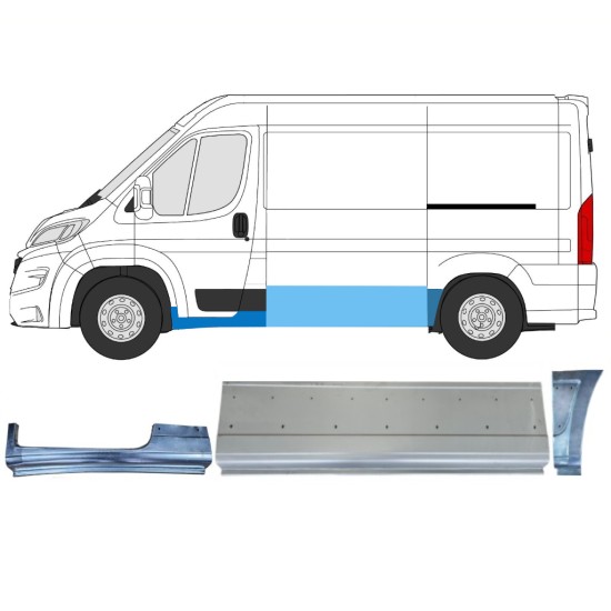 Kit de reparos para Opel Movano 2021-2026 / Esquerdo 16532