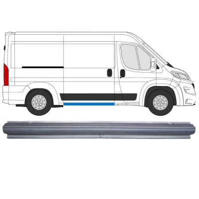 Soleira completa para porta deslizante para Opel Movano 2021-2026 / Direito 16459