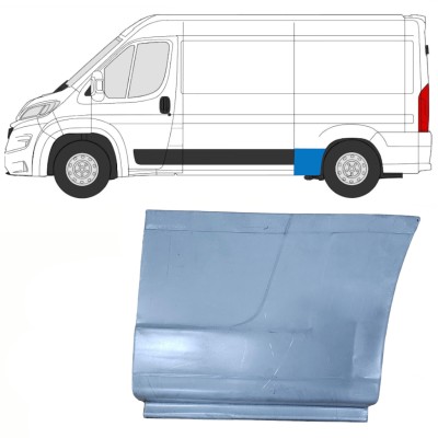 Painel de reparação do guarda-lamas traseiro para Opel Movano 2021-2026 / Esquerdo 16529