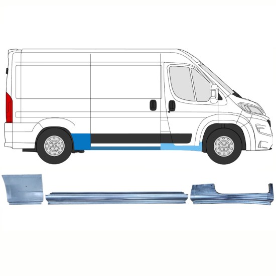 Kit de reparos para Opel Movano 2021-2026 / Direito / 16526
