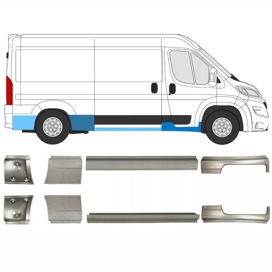 Kit de reparos para Opel Movano 2021-2026 / Esquerda+Direita 16426