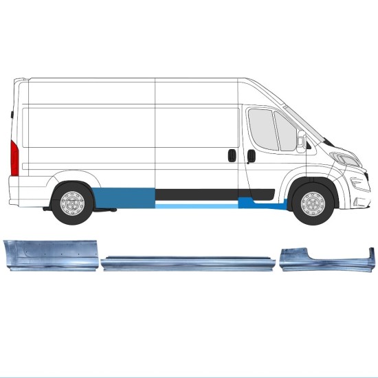 Kit de reparos para Opel Movano 2021-2026 / Direito / 16524