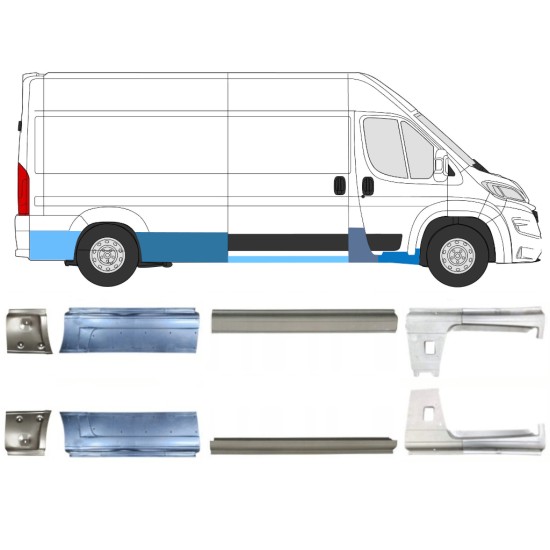 Kit de reparos para Opel Movano 2021-2026 / Esquerda+Direita 16467