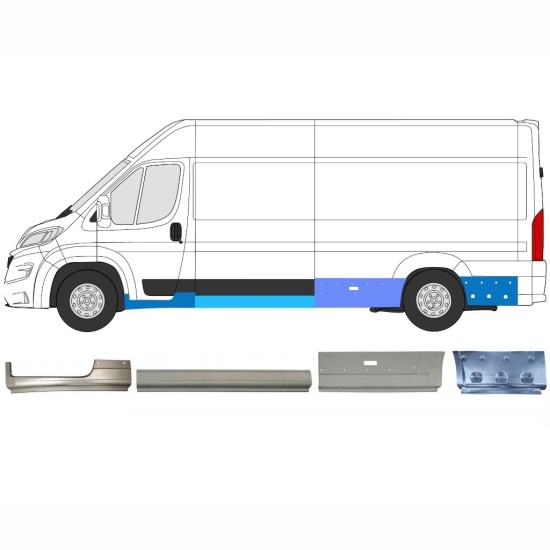Kit de reparos para Opel Movano 2021-2026 / Esquerdo 16797