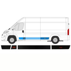 Conjunto de molduras para Opel Movano 2021-2026 / Esquerdo / 14425
