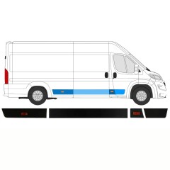 Conjunto de molduras para Opel Movano 2021-2026 / Direito / 14422