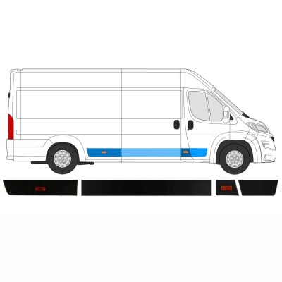 Conjunto de molduras para Opel Movano 2021-2026 / Direito / 14422