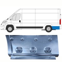Painel de reparação do guarda-lamas traseiro para Opel Movano 2021-2026 / Esquerdo 16531