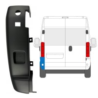 Canto do para-choque traseiro 180 graus para Opel Movano 2021-2026 / Esquerdo 15801