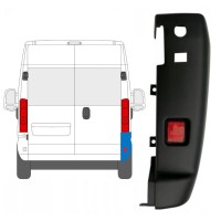 Canto do para-choque traseiro 180 graus para Opel Movano 2021-2026 / Direito 16036