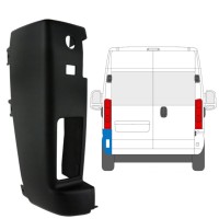 Canto do para-choque traseiro 180 graus para Opel Movano 2021-2026 / Esquerdo 15802