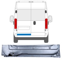 Painel de reparação das portas traseiras para Opel Movano 2021-2026 / Esquerdo 16505
