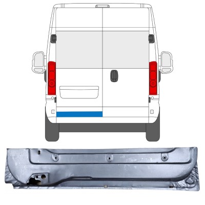 Painel de reparação das portas traseiras para Opel Movano 2021-2026 / Esquerdo 16505