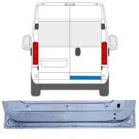 Painel de reparação das portas traseiras para Opel Movano 2021-2026 / Direito 16504