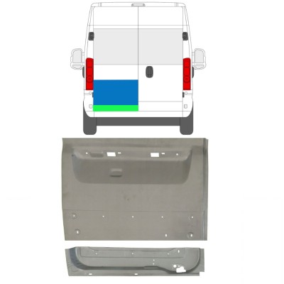 Painel de reparação das portas traseiras para Opel Movano 2021-2026 / Esquerdo 16508