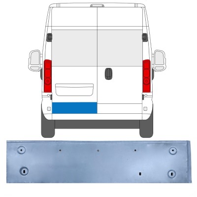 Painel de reparação das portas traseiras para Opel Movano 2021-2026 / Esquerdo 16513
