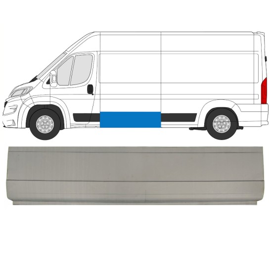 Painel de reparação lateral externa para Opel Movano 2021-2026 / Esquerdo 16431