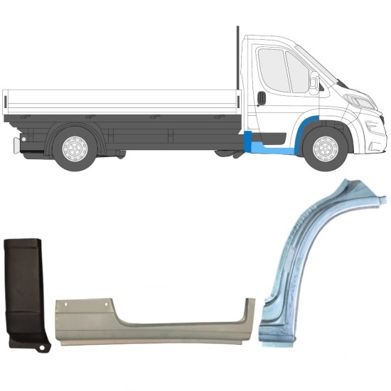 Kit de reparos para Opel Movano 2021-2026 / Direito 17006