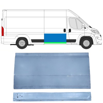 Painel de reparação interna e externa das portas deslizantes para Opel Movano 2021-2026 / Direito 16403