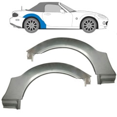 Painel de reparação do guarda-lamas traseiro para Mazda MX-5 2005-2015 / Esquerda+Direita / Conjunto 16145