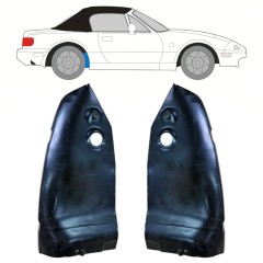 Painel de reparação interna do arco da roda traseira para Mazda MX-5 1989-1998 / Esquerda+Direita / Conjunto 11889