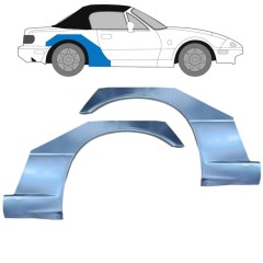 Painel de reparação do guarda-lamas traseiro para Mazda MX-5 1989-1998 / Esquerda+Direita / Conjunto 9609