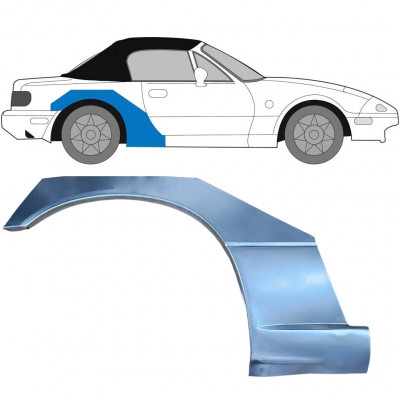 Painel de reparação do guarda-lamas traseiro para Mazda MX-5 1989-1998 / Direito 6694