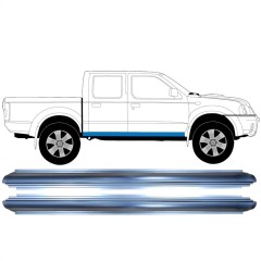 Painel de reparação da soleira para Nissan Navara D22 1998-2005 / Esquerda+Direita / Conjunto 16287