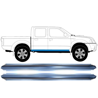 Painel de reparação da soleira para Nissan Navara D22 1998-2005 / Esquerda+Direita / Conjunto 16287