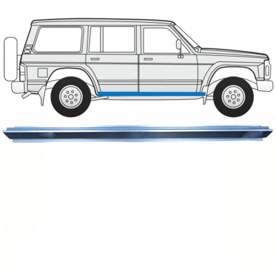 Painel de reparação da soleira para Nissan Patrol 1990-1997 / Esquerda = Direita (simétrico) 8598